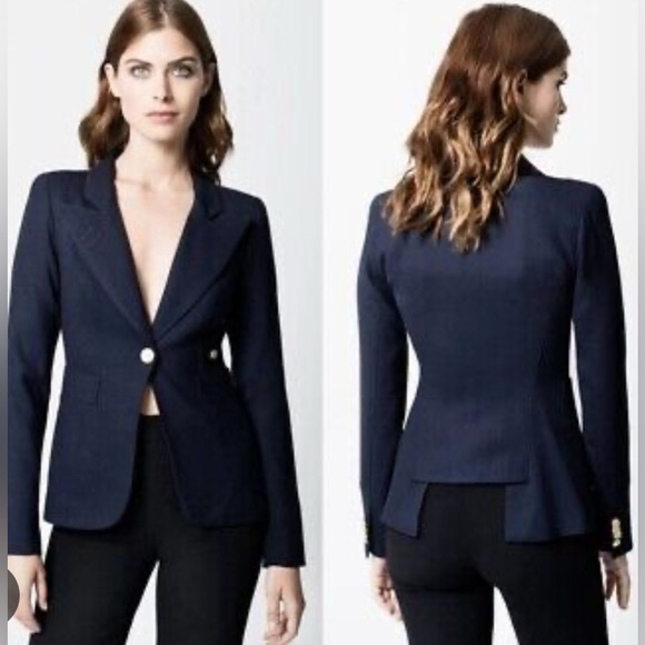 Smythe's Duchess single-breasted blazer navy - Picture 1 of 14